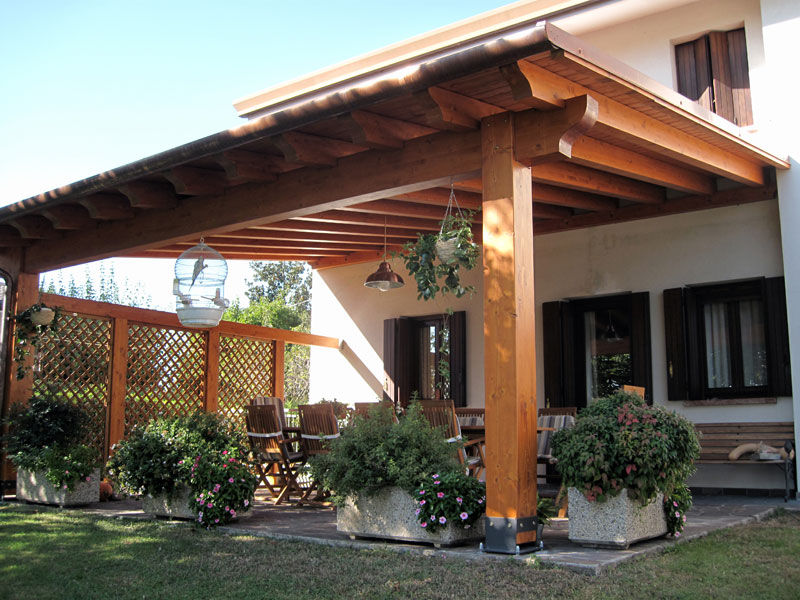 Come fare un pergolato in legno ( info e costi ) Fare un pergolato